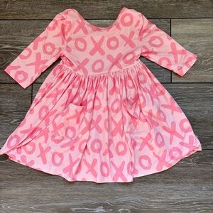 Charming Pink XO Kids Dress